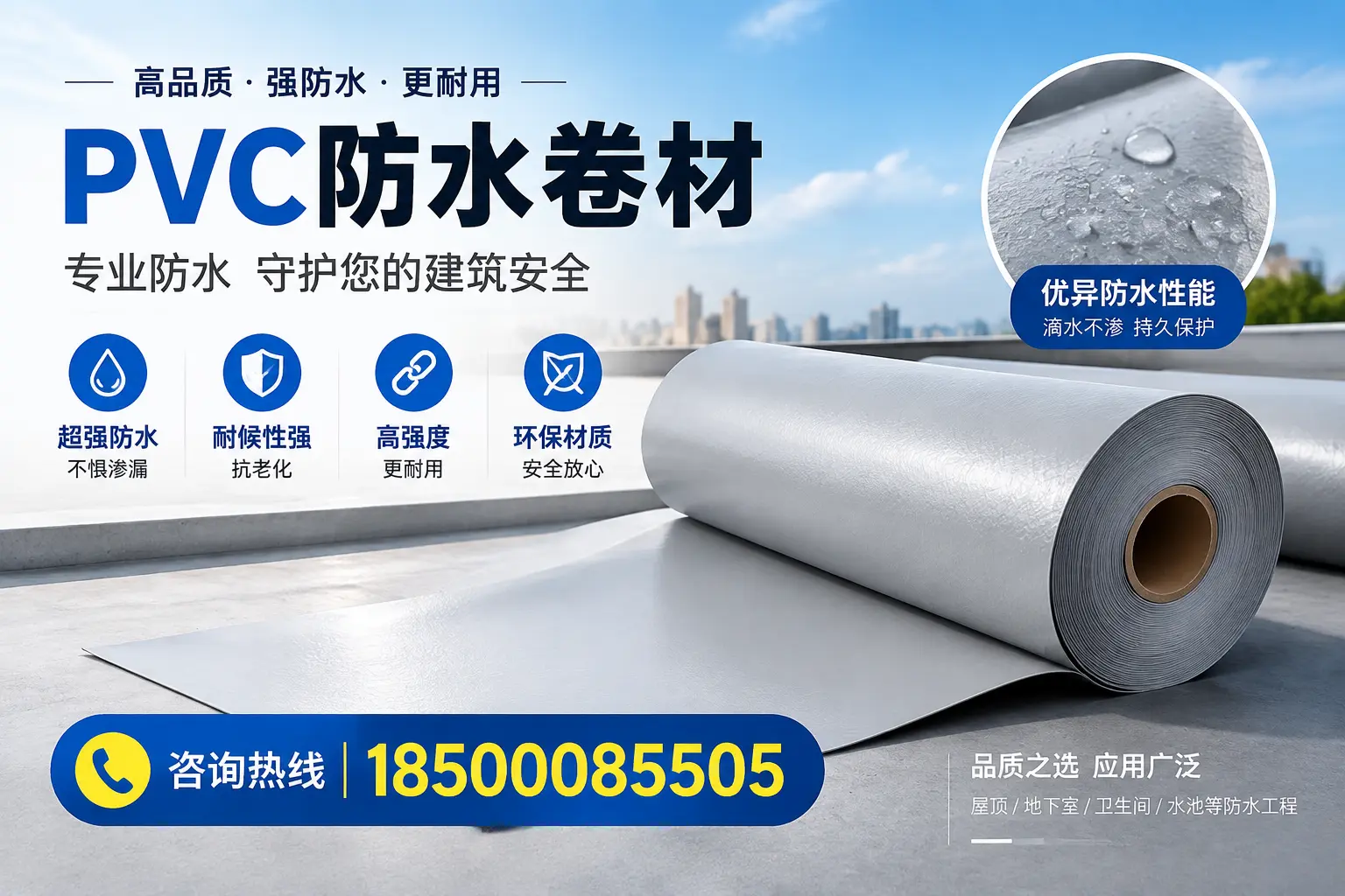 陇南地区pvc防水卷材的市场现状与发展趋势