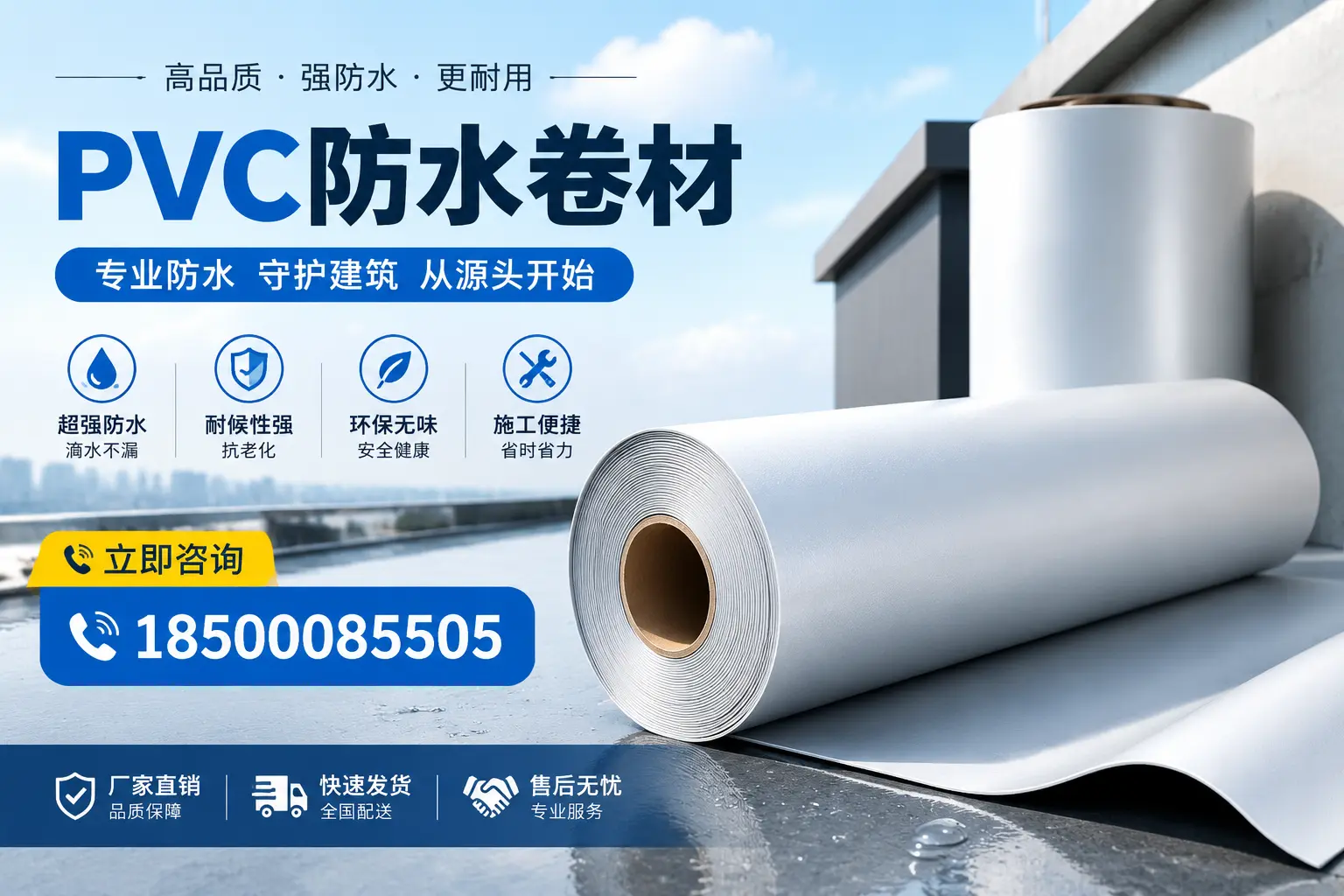 如何评估PVC防水卷材的性价比？陇南消费者必看